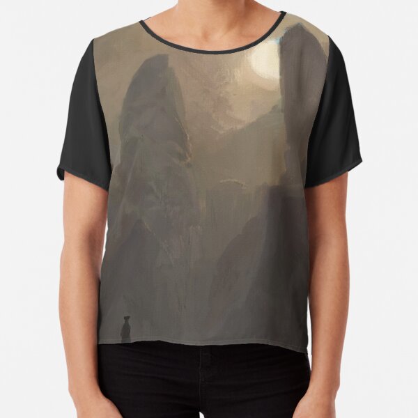 Ode to Hoelderlin Chiffon Top