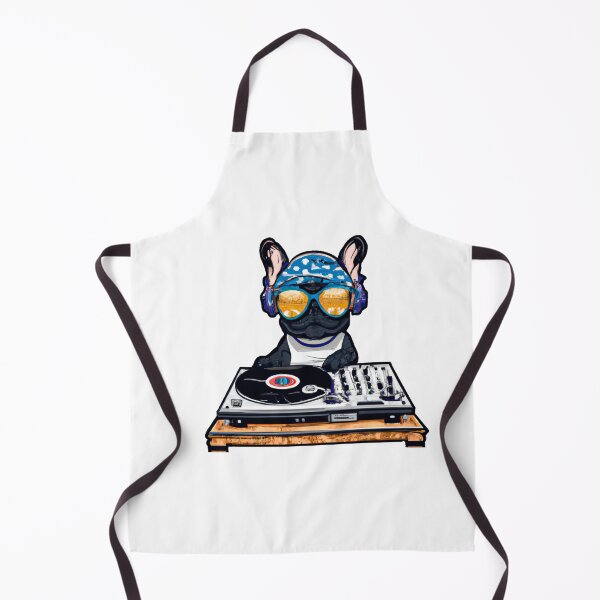 Item preview, French Bulldog DJ wearing sunglasses - Cool Frenchie Music Dog Design designed and sold by Vividality.