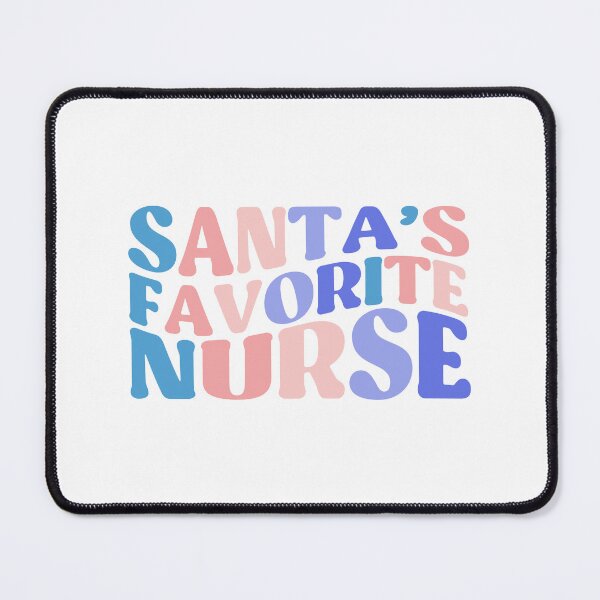 Item preview, Santa's Favorite Nurse - Nurse Christmas Gifts designed and sold by InnaPo ⭐⭐⭐⭐⭐.
