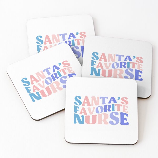 Item preview, Santa's Favorite Nurse - Nurse Christmas Gifts designed and sold by InnaPo ⭐⭐⭐⭐⭐.