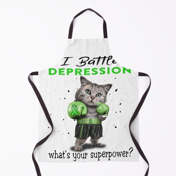 Item preview, Depression Warrior - I Battle Depression What Is Your Superpower? designed and sold by Jennpak.