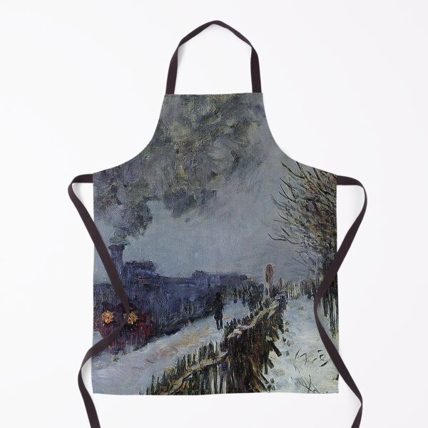 Item preview, Train in the Snow by Monet designed and sold by tomorrowsart.