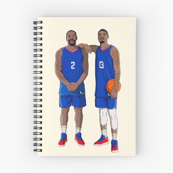 Item preview, Kawhi Leonard And Paul George - Los Angeles Clippers Basketball designed and sold by sportsign.