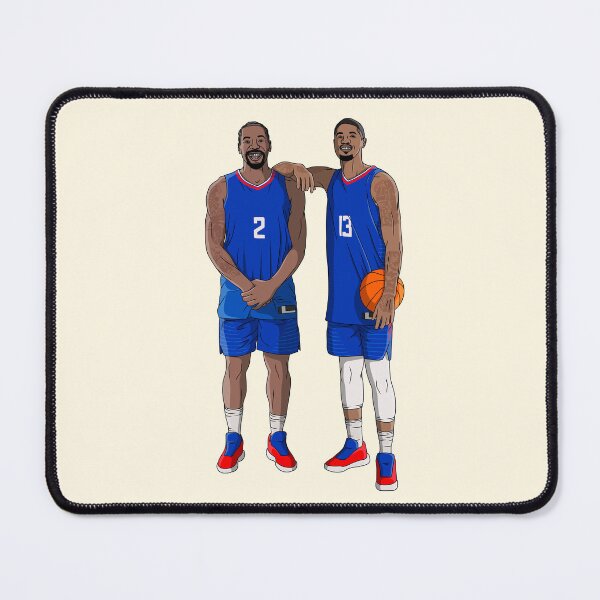 Item preview, Kawhi Leonard And Paul George - Los Angeles Clippers Basketball designed and sold by sportsign.
