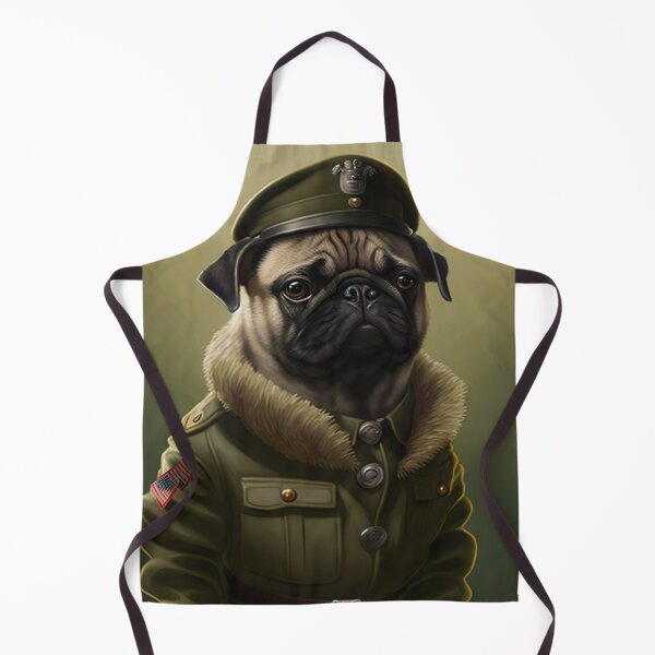 Item preview, Military Pug designed and sold by guiofsaints.