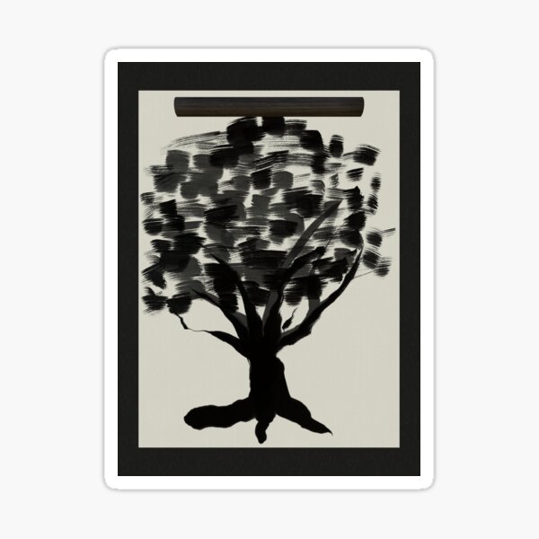 Aperçu de l'œuvre Arbre à sumie créée et vendue par StudioMasha.