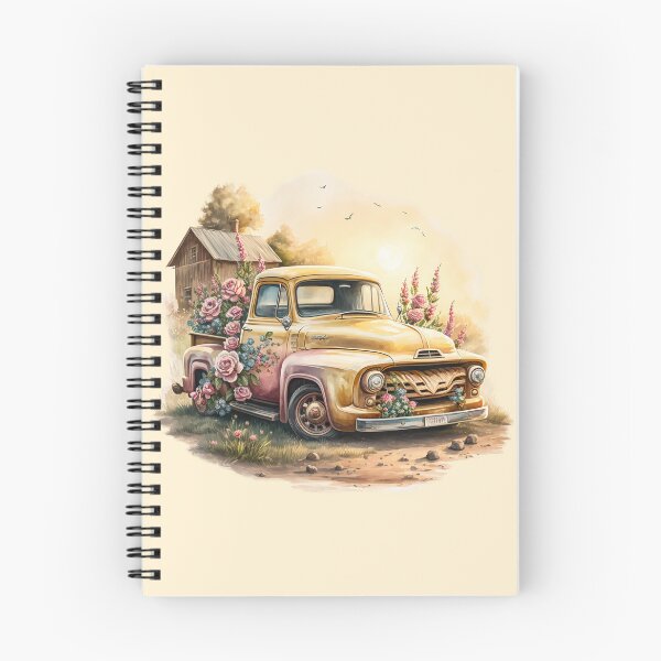 Item preview, Country Roses in a Yellow Farmhouse Truck designed and sold by cardinalhill.