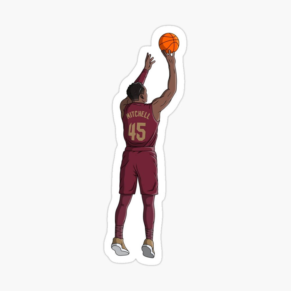 Donovan Mitchell Cavs NBA Art Wallpaper by skythlee on DeviantArt