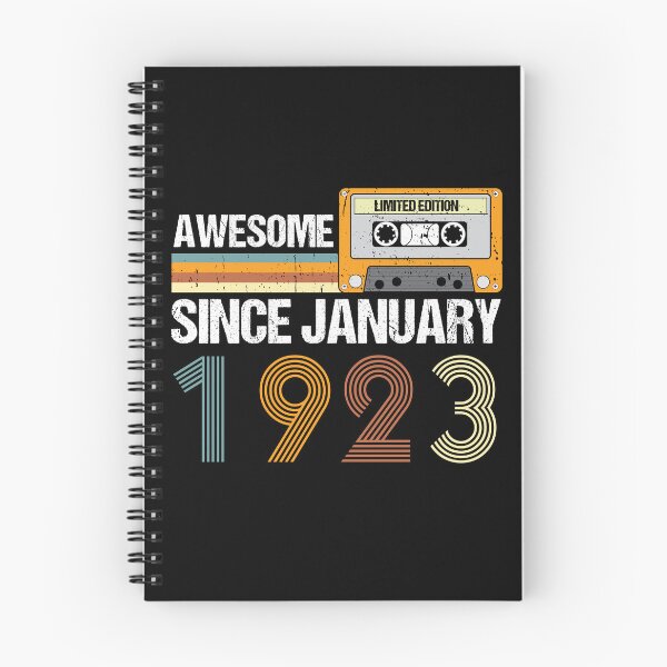 Item preview, Awesome Since January 1923 | 100th Birthday Gifts | 100 Years Old Gifts designed and sold by AMINE  ★★★★★.