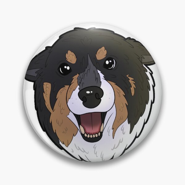 Artikelvorschau, Collie entworfen und verkauft von Little Crows Trinkets.
