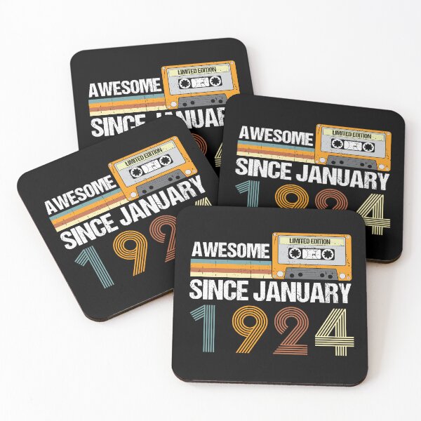 Item preview, Awesome Since January 1924 | 99th Birthday Gifts | 99 Years Old Gifts designed and sold by AMINE  ★★★★★.