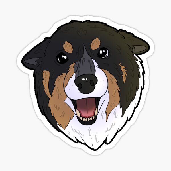 Item preview, Collie designed and sold by Little Crows Trinkets.