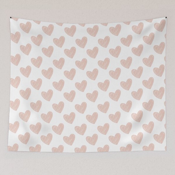 Item preview, Cute Pink Scribbled Hearts Pattern designed and sold by Julie Erin Designs.