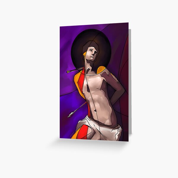 Saint Sebastian Martyrdom II Greeting Card