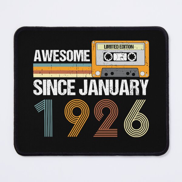 Item preview, Awesome Since January 1926 | 97th Birthday Gifts | 97 Years Old Gifts designed and sold by AMINE  ★★★★★.