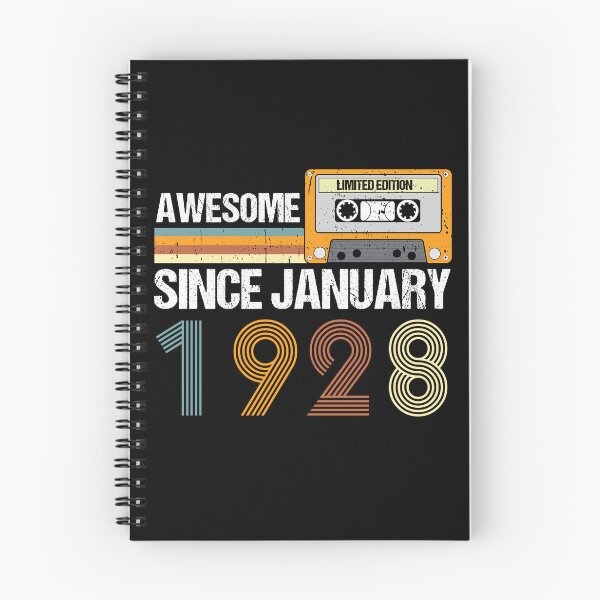 Item preview, Awesome Since January 1928 | 95th Birthday Gifts | 95 Years Old Gifts designed and sold by AMINE  ★★★★★.
