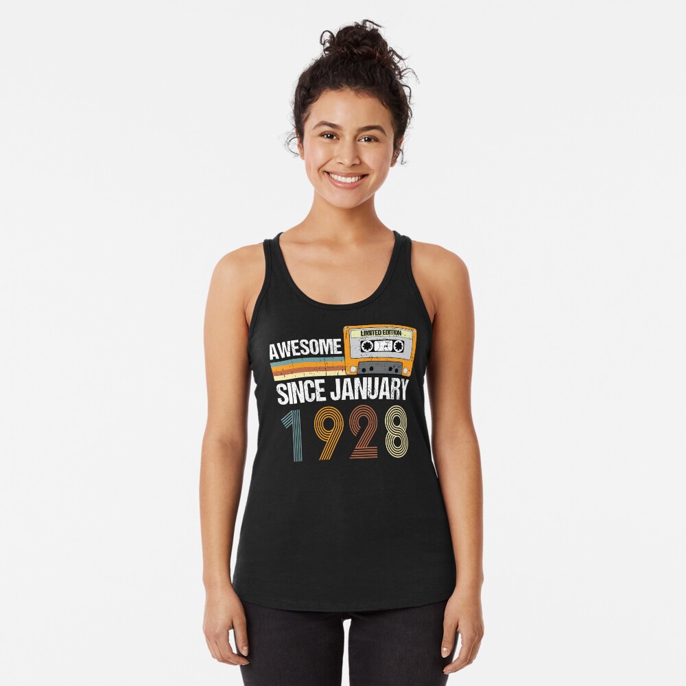 Awesome Since January 1928 95th Birthday Gifts 95 Years Old