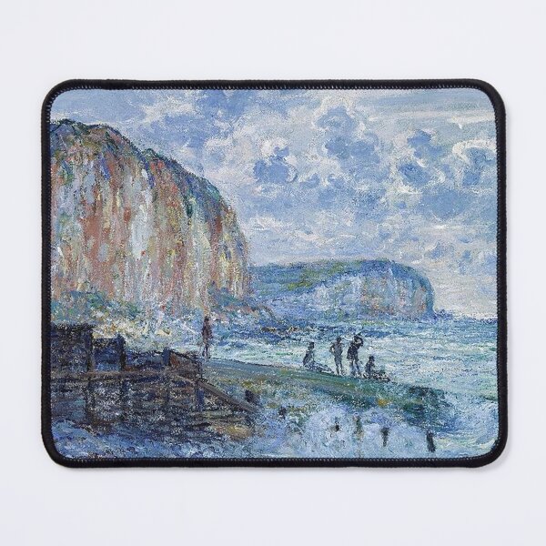 Item preview, The Cliffs of Les Petites Dalles by Claude Monet designed and sold by tomorrowsart.