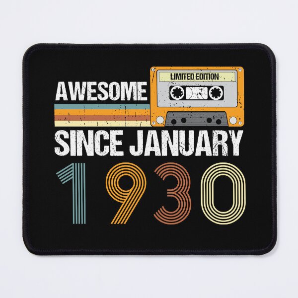 Item preview, Awesome Since January 1930 | 93th Birthday Gifts | 93 Years Old Gifts designed and sold by AMINE  ★★★★★.
