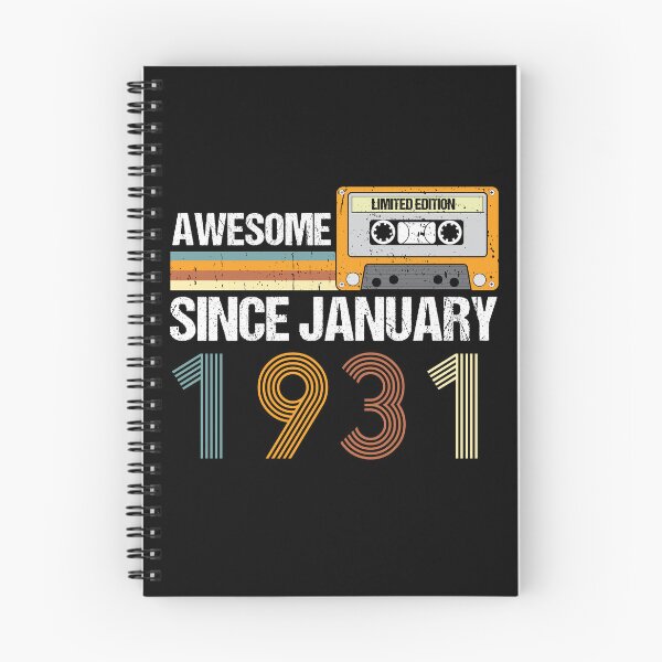 Item preview, Awesome Since January 1931 | 92th Birthday Gifts | 92 Years Old Gifts designed and sold by AMINE  ★★★★★.