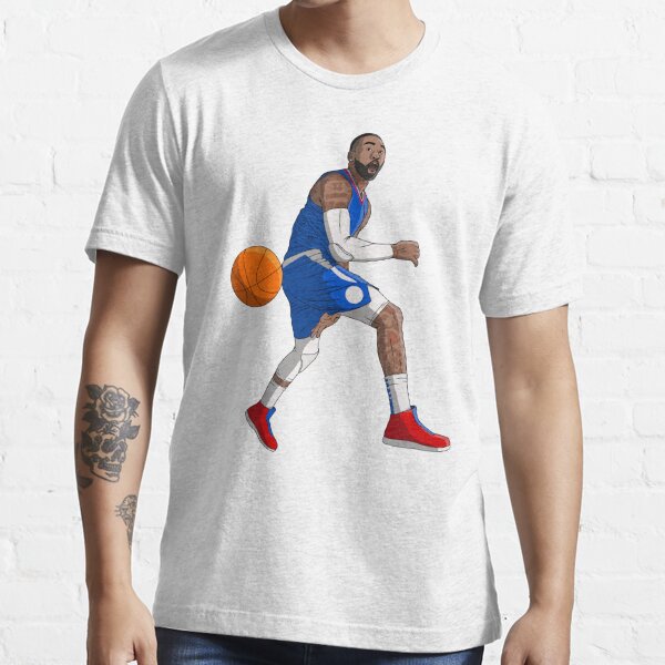 Clippers Paul George Retro Basketball Men's Sports T-shirt Printed