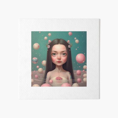 Lotto Spa Girl Art Board Print