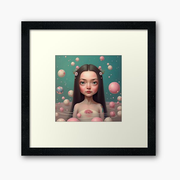 Lotto Spa Girl Framed Art Print