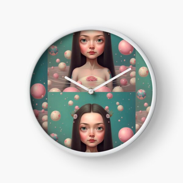 Lotto Spa Girl Clock