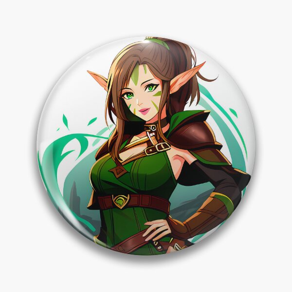 Item preview, Anime Nissa Revane - Zendikar Planeswalker designed and sold by TheArtSculptor.