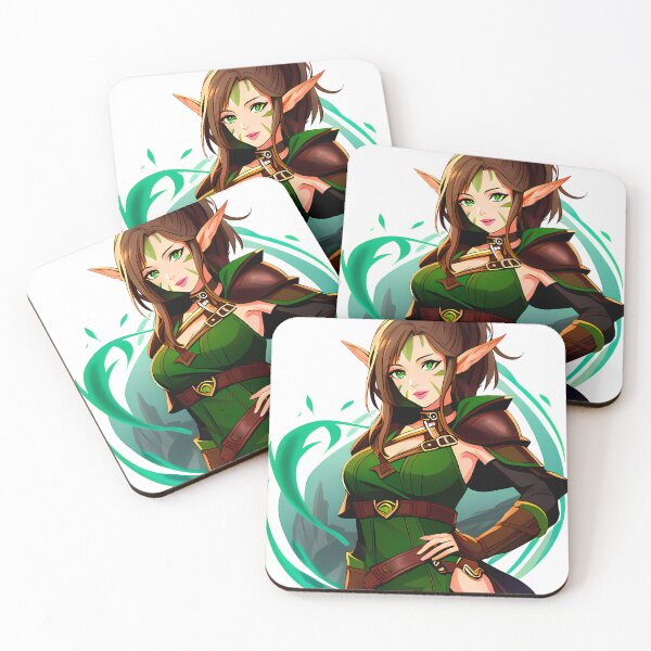 Artikelvorschau, Anime Nissa Revane – Zendikar Planeswalker entworfen und verkauft von TheArtSculptor.