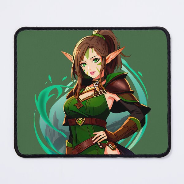 Item preview, Anime Nissa Revane - Zendikar Planeswalker designed and sold by TheArtSculptor.