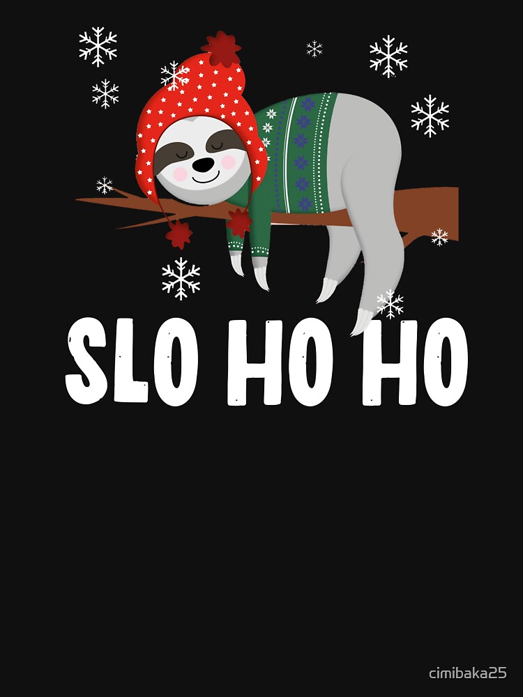 Disover Slo Ho Ho Sloth Christmas Essential T-Shirt