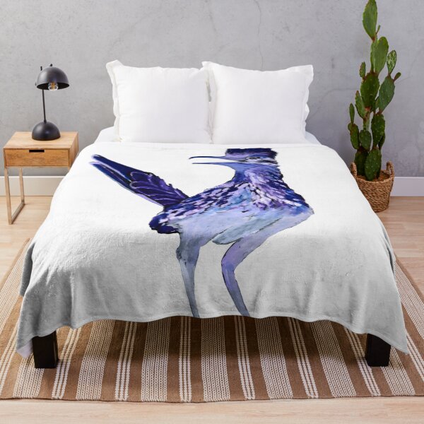 Item preview, Purple Road Runner || Watercolor Art by Sulazen designed and sold by SULAZEN.