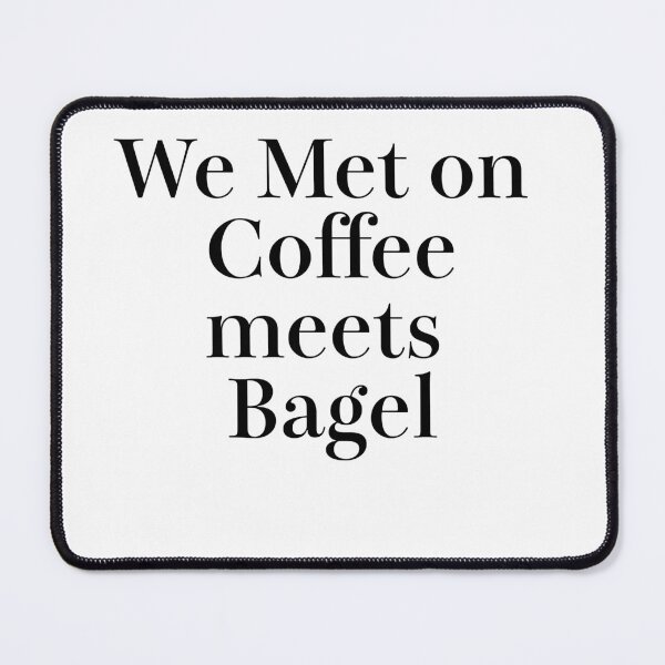 Item preview, We Met on Coffee meets Bagel designed and sold by sujeeyoga.