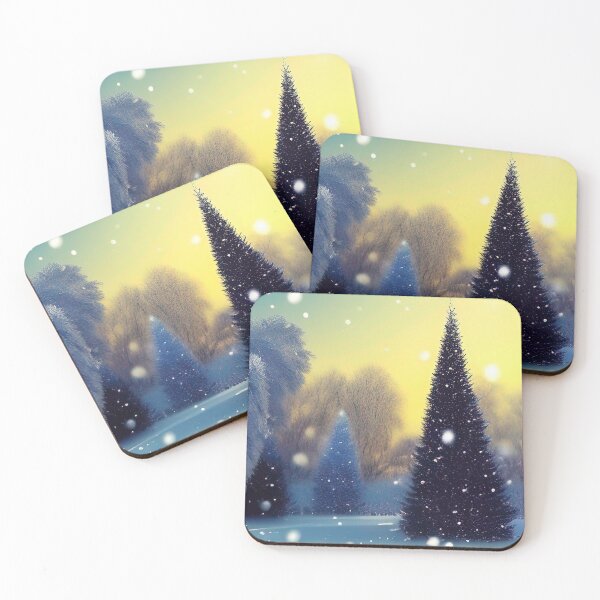 Item preview, Wild Christmas Tree Winterscape designed and sold by Mike Rittenhouse.