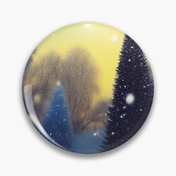 Item preview, Wild Christmas Tree Winterscape designed and sold by Mike Rittenhouse.