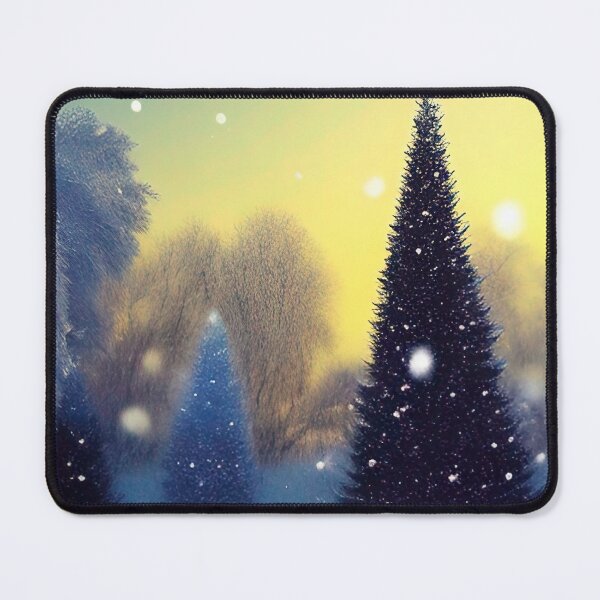 Item preview, Wild Christmas Tree Winterscape designed and sold by Mike Rittenhouse.