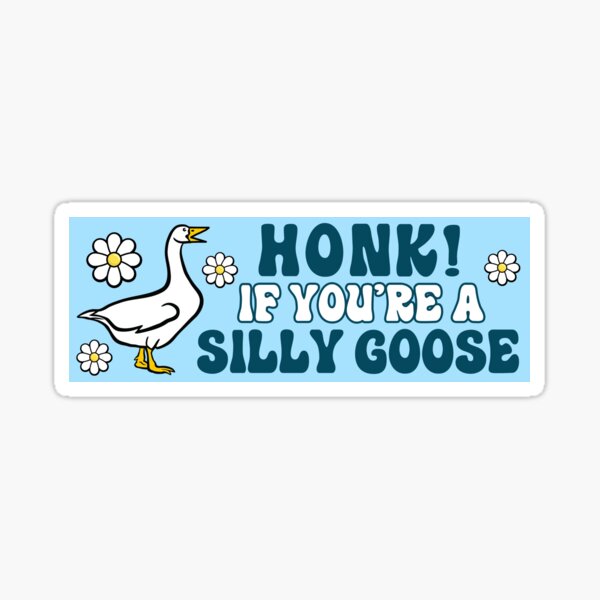 Silly Goose Animal Pun Sticker 7 Pack – Big Moods