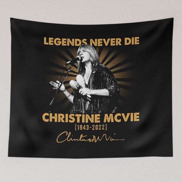 Item preview, Christine McVie Perfect Legends Never Die R.I.P Signature Vintage Retro Rock Pop Music designed and sold by RonZimmerman.