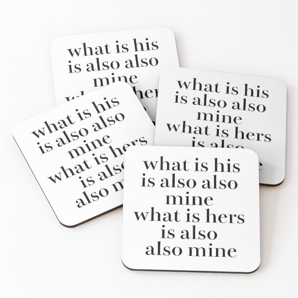 Item preview, what is his is also also mine what is hers is also also mine designed and sold by sujeeyoga.