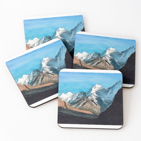 Item preview, Himalayan View - Nepal Watercolour designed and sold by Tom Napper Design.