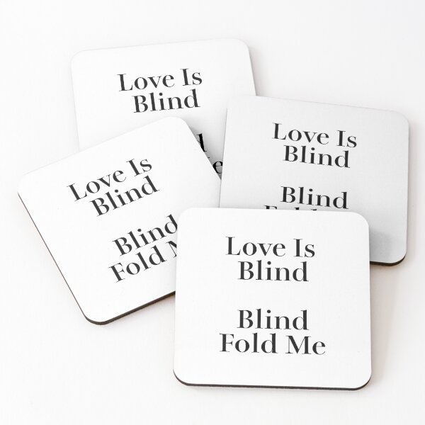 Item preview, Love Is Blind Blind Fold Me designed and sold by sujeeyoga.