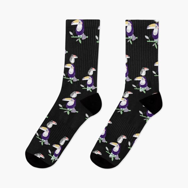 Item preview, Tropical Toucans  designed and sold by 8justart socks and more.