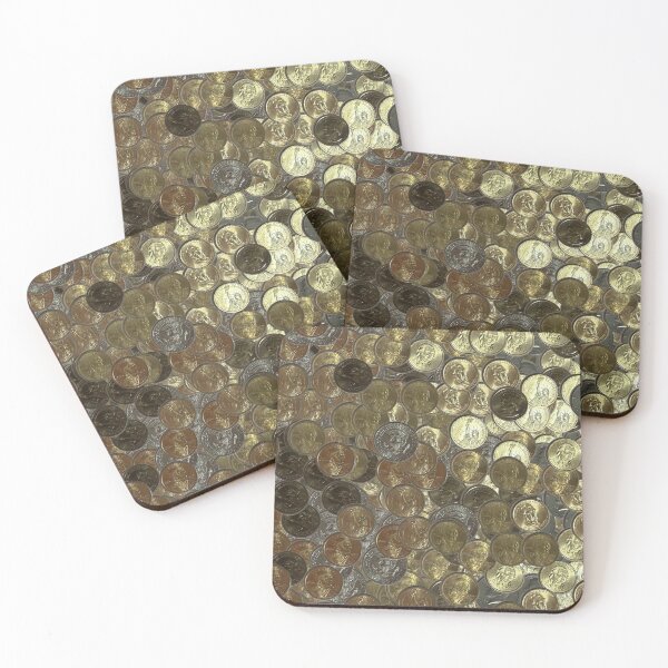 Item preview, Over the top bling gold coin design  designed and sold by Rachel the Artist .