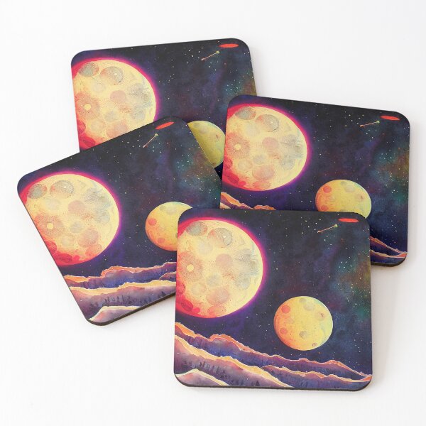 Item preview, Sister Moons on the Mountainside designed and sold by Red-Alien.