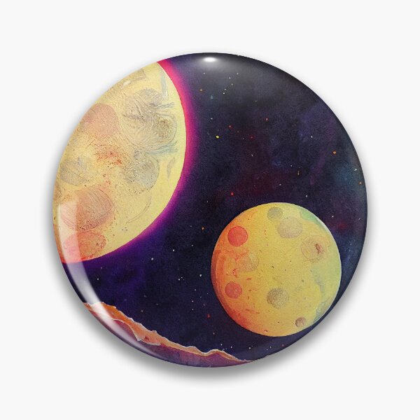 Item preview, Sister Moons on the Mountainside designed and sold by Red-Alien.