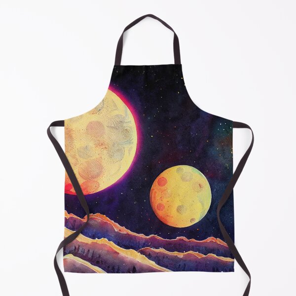 Item preview, Sister Moons on the Mountainside designed and sold by Red-Alien.