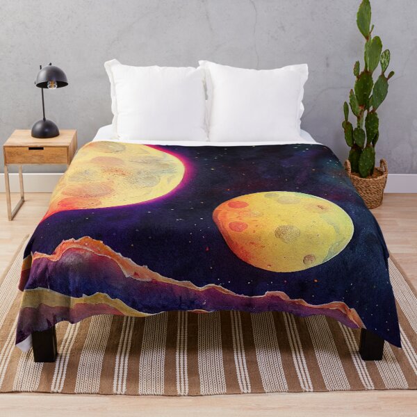 Item preview, Sister Moons on the Mountainside designed and sold by Red-Alien.