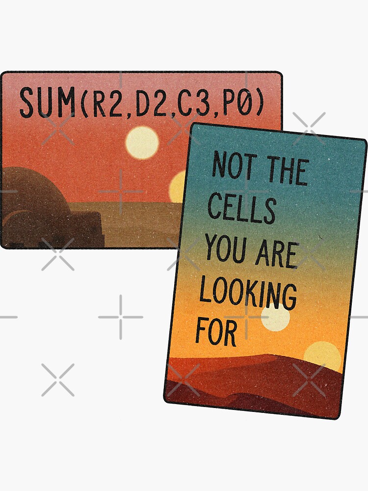 Thumbnail 3 of 3, Sticker, sum(r2,d2) designed and sold by mystudiocreate.