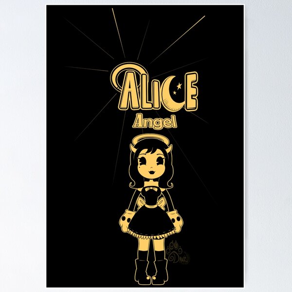 Joey Drew Studios Official Alice Angel Poster Bendy And The Ink Machine  Batim